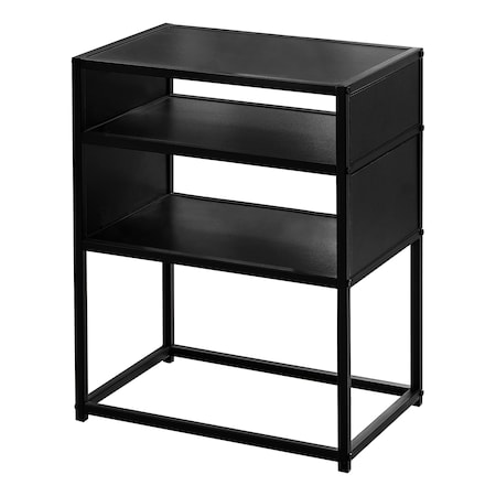 Monarch Specialties Accent Table - 22"H / Black / Black Metal I 3505